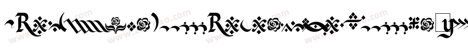 BertholdMainzerFrakturUnz1a-8RXn字体转换