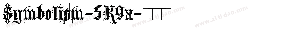 Symbolism-5K9x字体转换