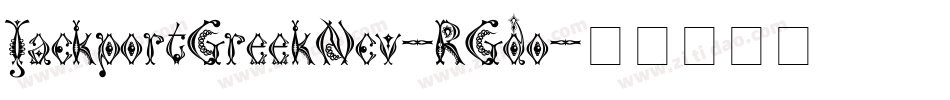 JackportGreekNcv-RGdo字体转换