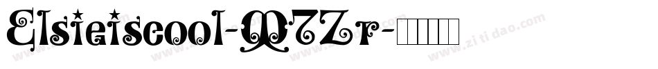Elsieiscool-M7Zr字体转换
