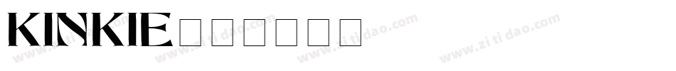KINKIE字体转换