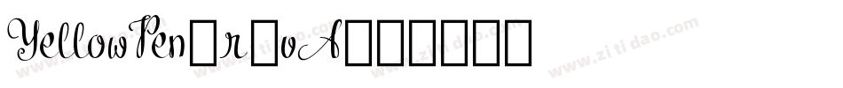 YellowPen-r7vA字体转换