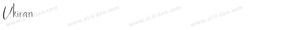 Ukiran字体转换