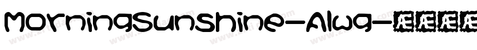 MorningSunshine-A1wg字体转换