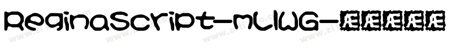 ReginaScript-mL1WG字体转换
