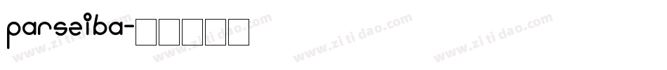parsziba字体转换