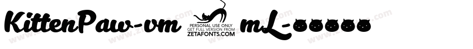 KittenPaw-vm3mL字体转换