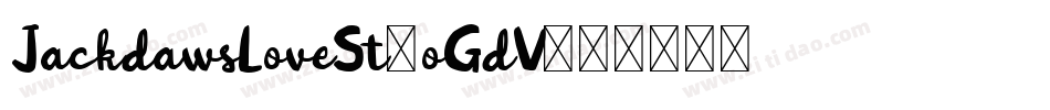 JackdawsLoveSt-oGdV字体转换