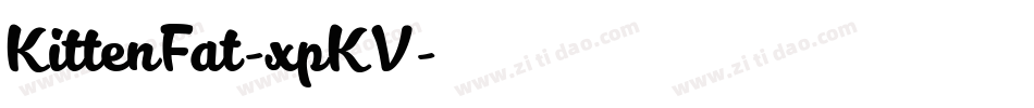 KittenFat-xpKV字体转换