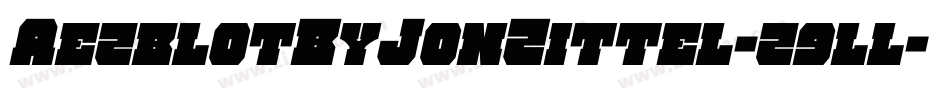 AezblotByJonZittel-z9ll字体转换