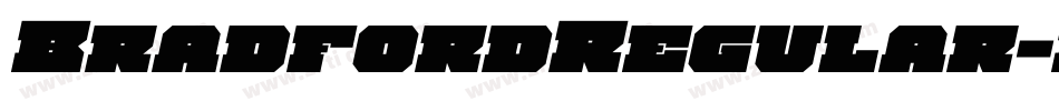 BradfordRegular-L133字体转换