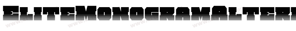 EliteMonogramAlternikaFonts-DYdd字体转换