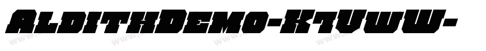 AldithDemo-K7VwW字体转换