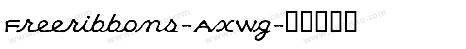 Freeribbons-AxWg字体转换