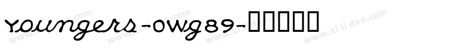Youngers-0Wg89字体转换