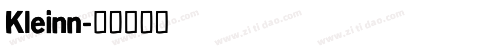 Kleinn字体转换
