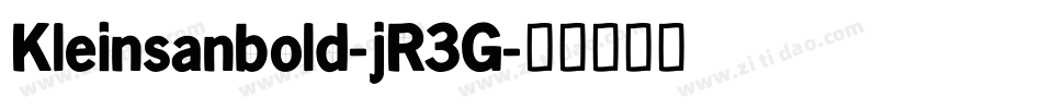 Kleinsanbold-jR3G字体转换