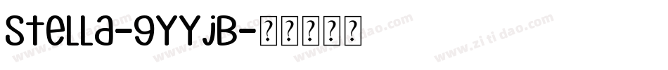 Stella-9YYjB字体转换