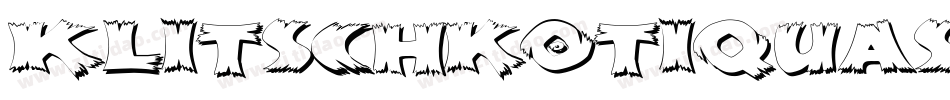 Klitschkotiquashadow-nrgY字体转换
