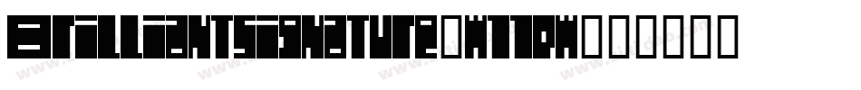 Brilliantsignature-w11qw字体转换