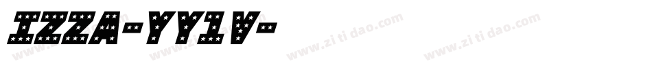 Izza-yy1V字体转换