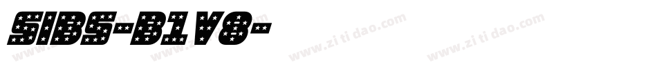 Sibs-B1v8字体转换
