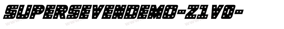 SuperSevenDemo-z1v0字体转换 SuperSevenDemo-z1v0字体转换