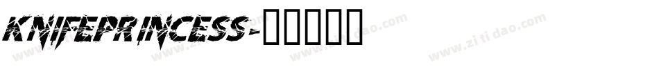 KnifePrincess字体转换