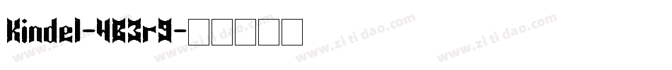 Kindel-4B3r9字体转换