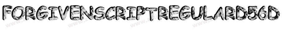 ForgivenScriptRegular-D56D字体转换
