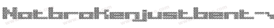 Notbrokenjustbent-vEeM字体转换