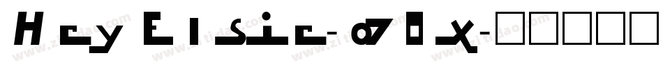 HeyElsie-o7Ox字体转换