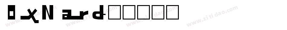 OxNard字体转换