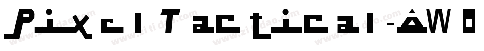 PixelTactical-AWOx字体转换