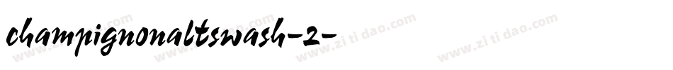 champignonaltswash-2字体转换