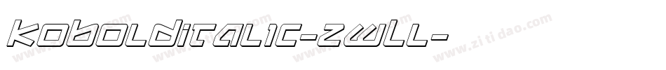 KoboldItalic-zwLl字体转换