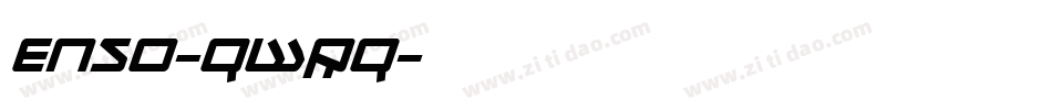 Enso-qWRq字体转换