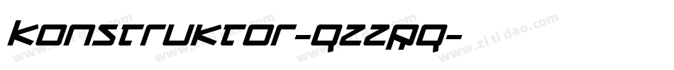 Konstruktor-qZZRq字体转换 Konstruktor-qZZRq字体转换