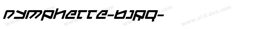 Nymphette-6jRq字体转换