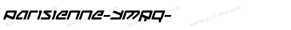 Parisienne-ymRq字体转换