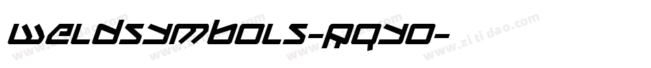 Weldsymbols-RqYo字体转换 Weldsymbols-RqYo字体转换