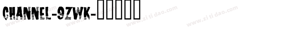 Channel-9zWK字体转换