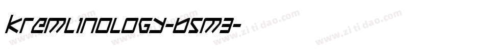 Kremlinology-B5m3字体转换