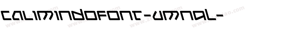 CalimindoFont-vmn9L字体转换