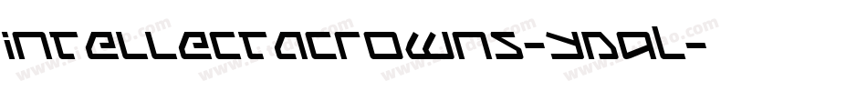 Intellectacrowns-YA9L字体转换 Intellectacrowns-YA9L字体转换