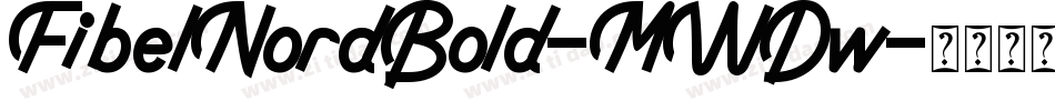 FibelNordBold-MWDw字体转换