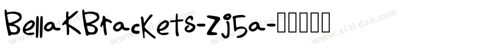 BellaKBrackets-zj5a字体转换