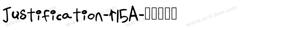 Justification-rl5A字体转换