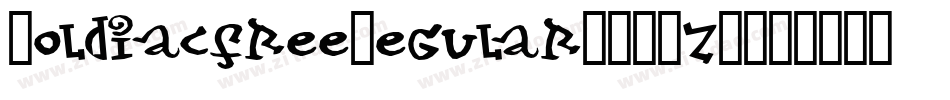 ColdiacfreeRegular-DOLzD字体转换