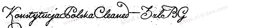 KonstytucjaPolskaCleaned-3zlBG字体转换